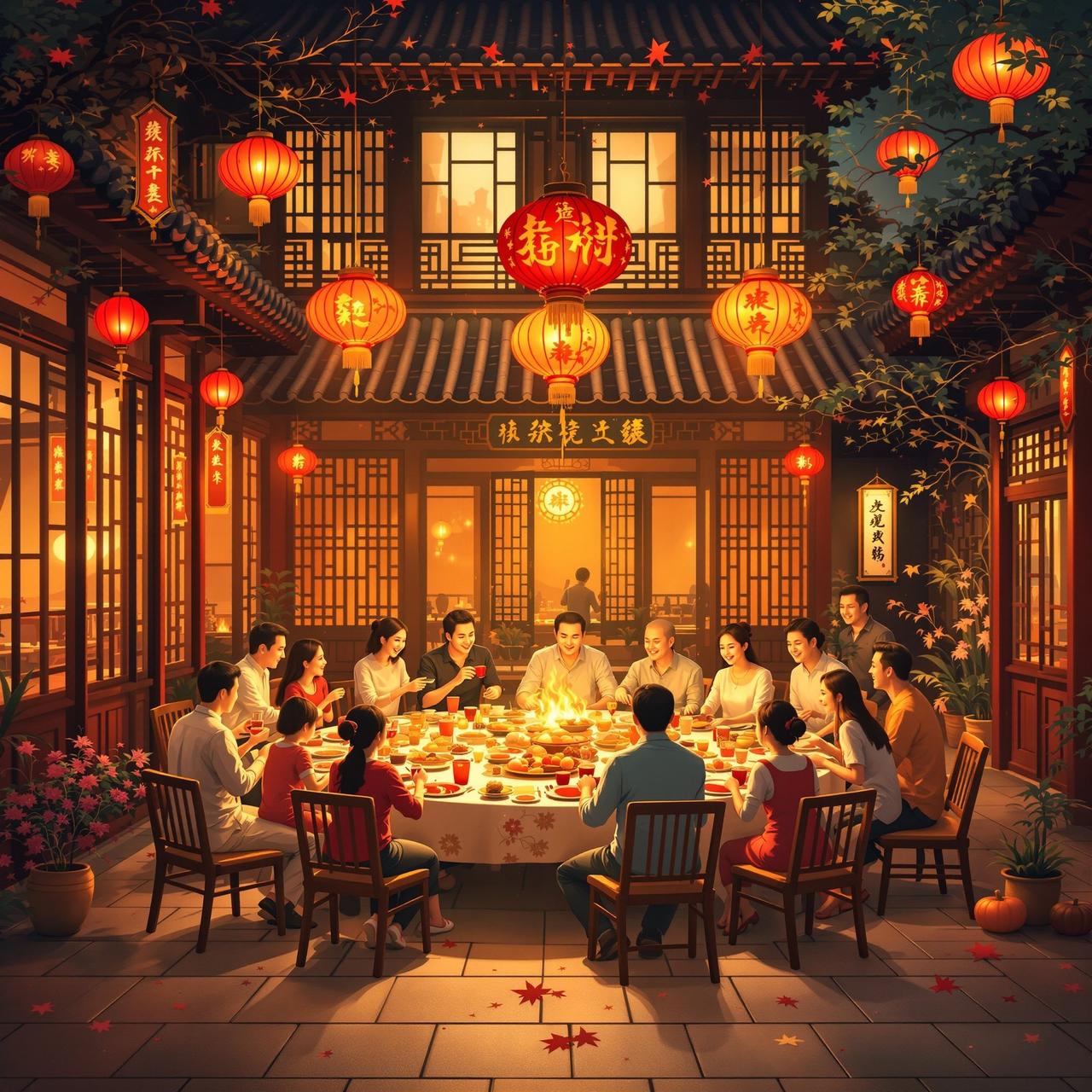 免费ai短剧 - 河畔人家 第50集 · 团圆饭